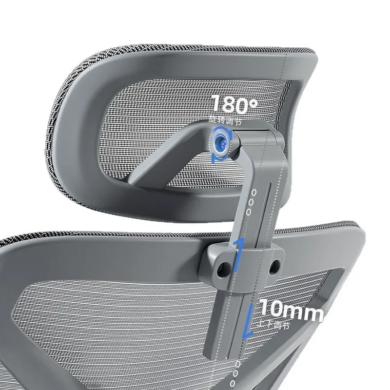 Ergonomic Office Chair with Lumbar Support Breathable Mesh Computer Gaming Chair Adjustable Height Swivel Seat for Home view 5