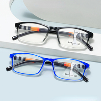 Multifocal Progressive Reading Glasses Men Intelligent Small Frame Ultralight Anti Blue Light Presbyopic Eyewear Women +1.0~+4.0