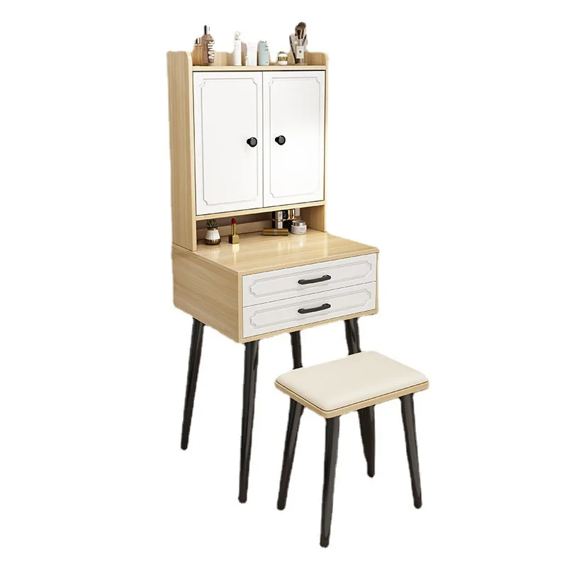 

Home Bedroom Dresser Flip Mirror Dresser Panel Furniture Table