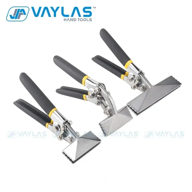 Sheet Metal Hand Seamer 3 Inch 6 Inch Straight Jaw Manual Metal Bender Tool Offset Handle Hand Seamer Folding Bending Pliers