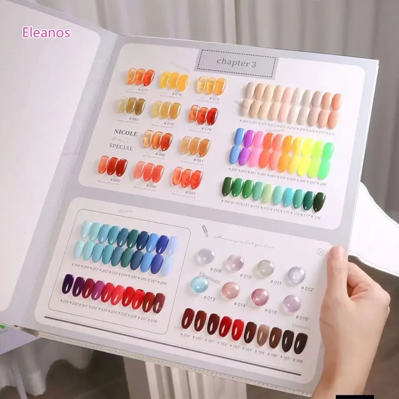 288 couleurs 15ML Soak Off UV LED Kit de Gel pour ongles avec nuancier Salon de Nail Art ensemble de vernis Gel Kit de Gel Kit d'apprentissage de vernis à ongles