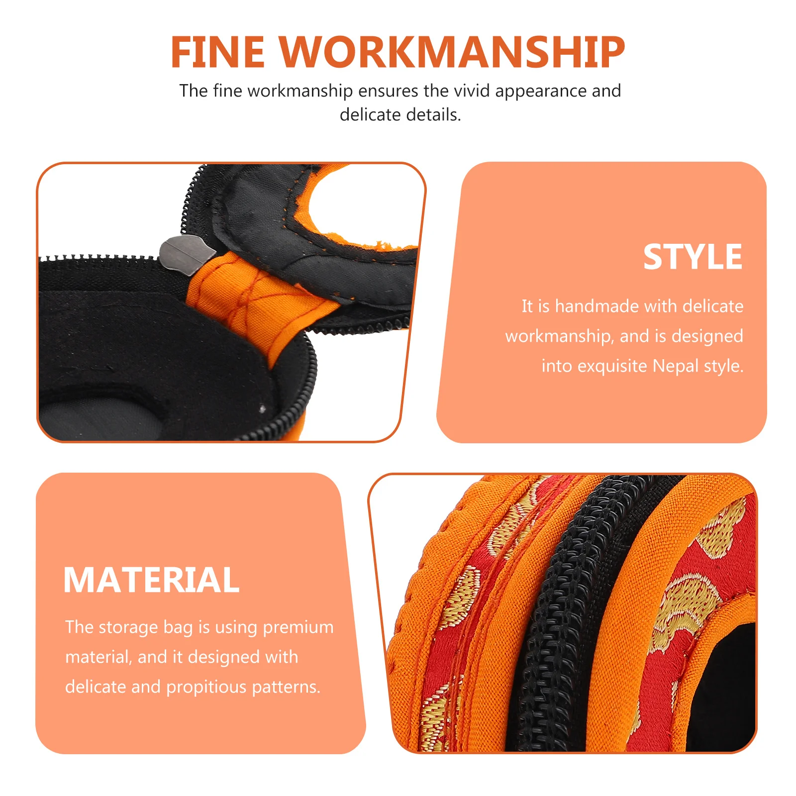 

Meditation Bell Storage Holder Tibetan Bell Box Compact Handmade Nepal Style Protector for Temple Buddha Ceremony