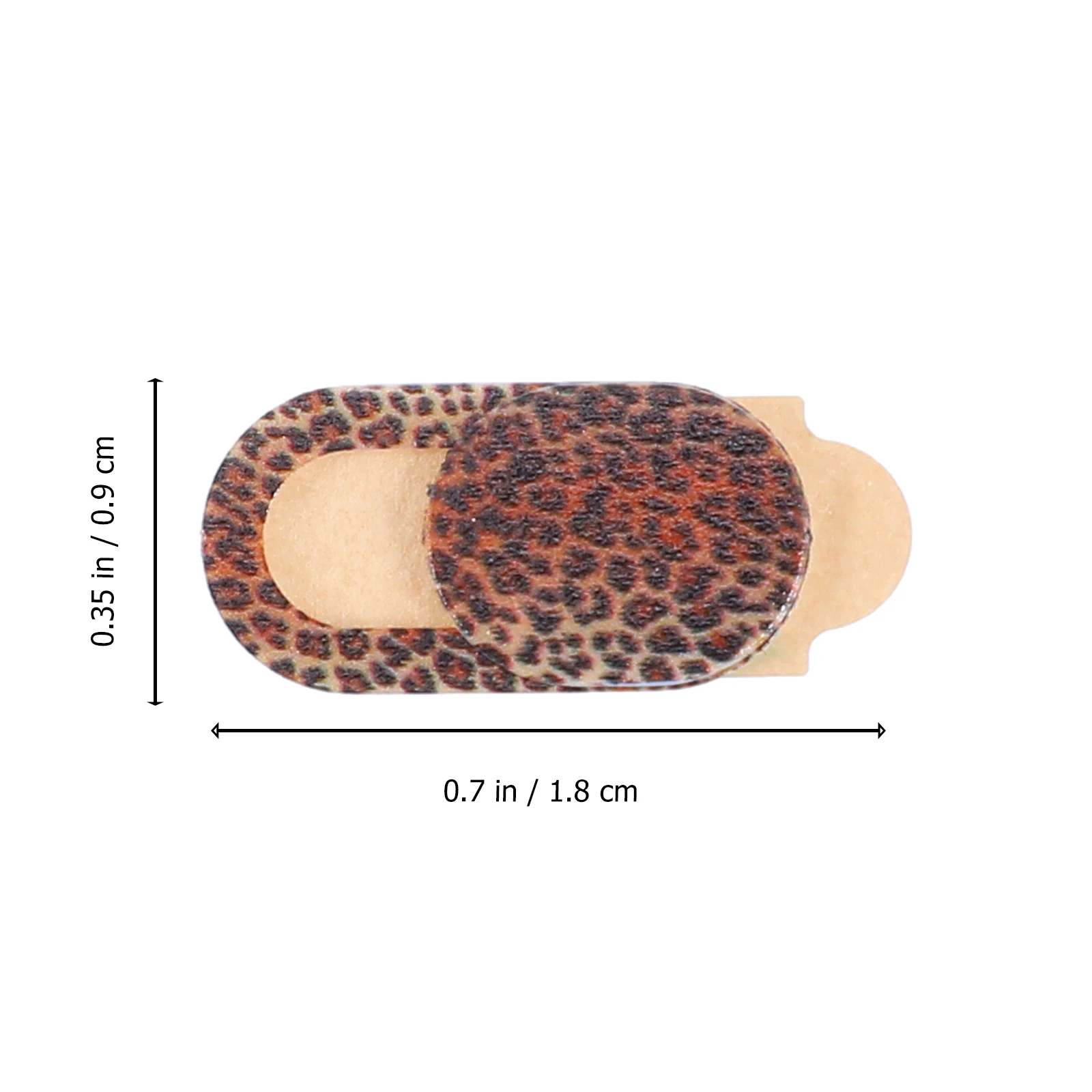 

6pcs Leopard Print Webcam Covers Privacy Protector for Laptops Phones Durable ABS Material Long Life Camera Shield Protective