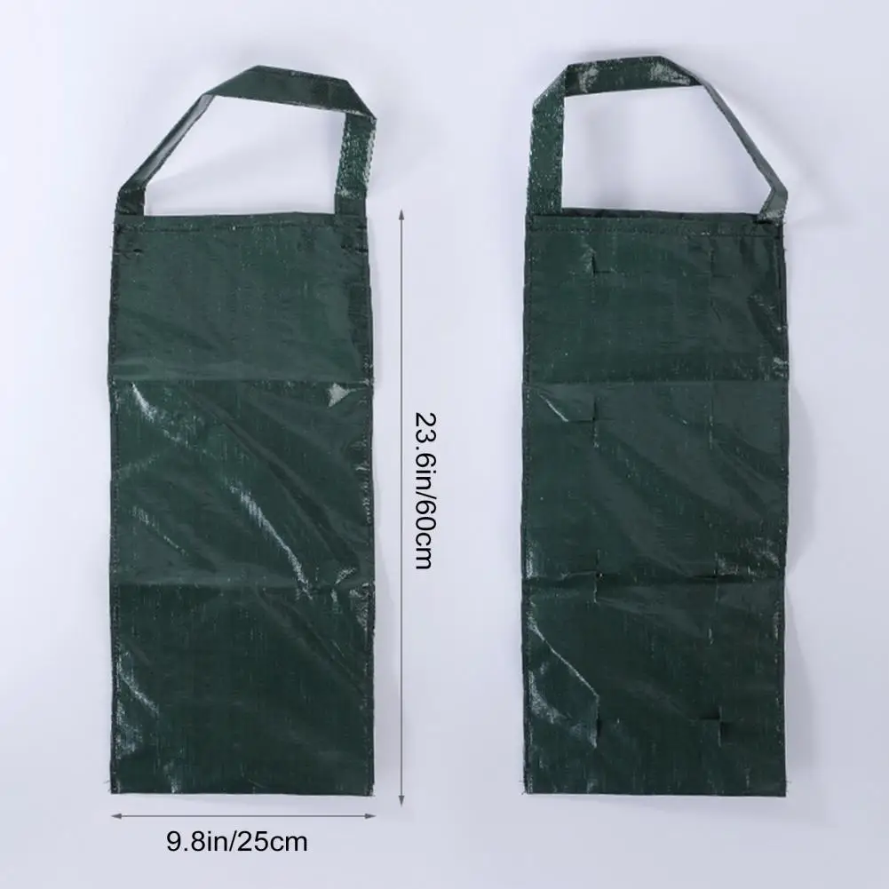 

Durable Plastic Planting Bag Vertical Gardening Hanging Grow Bags for Tomatoes Strawberries Easy Home for Balcony for Home