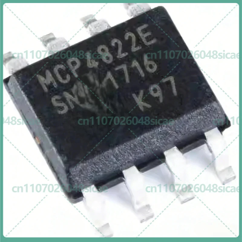 2-8pcs Pcs Mcp4822-E/Sn Original Genuine Patch Sop8 Silk Screen Mcp4822E Analog Converter Chip