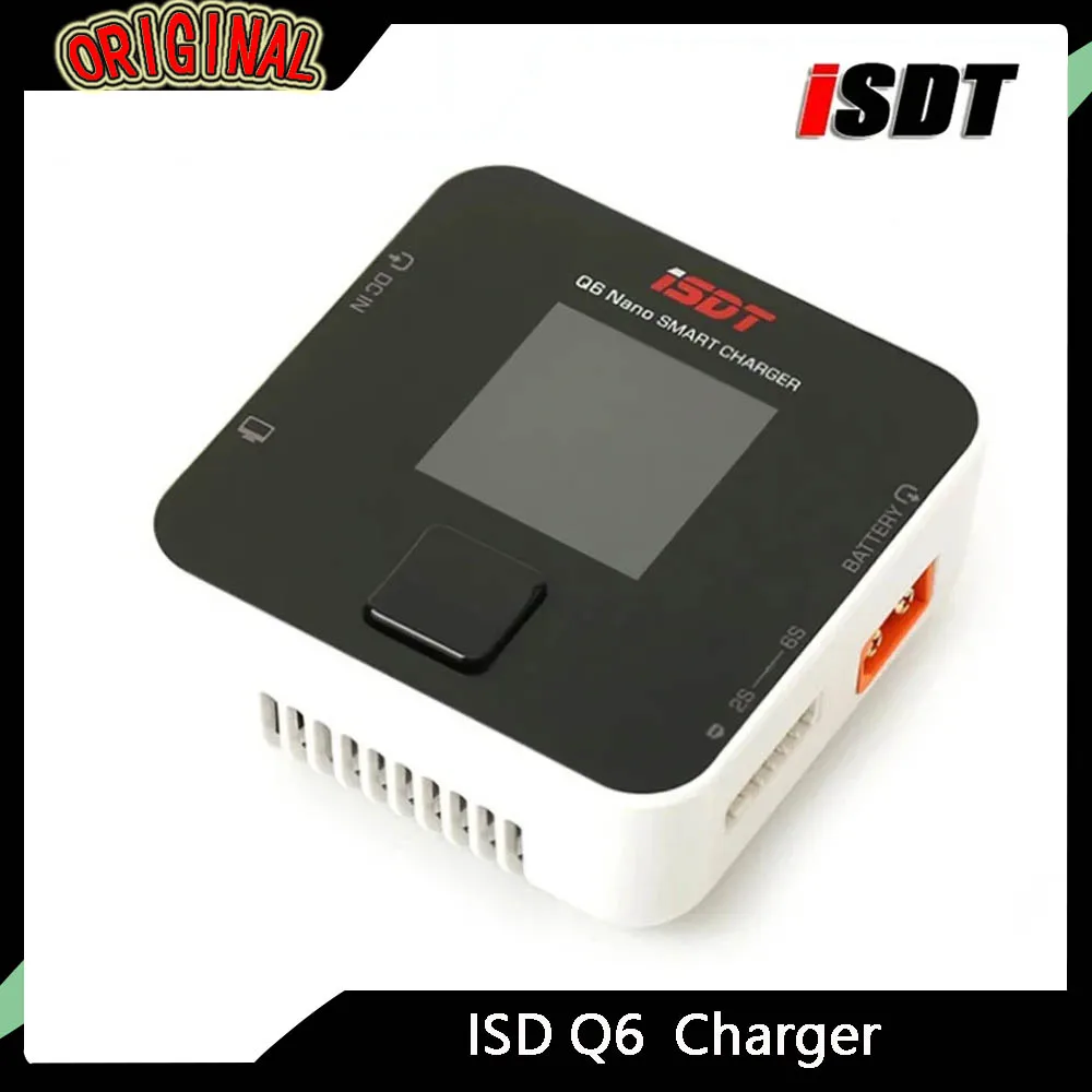 

ISDT Q6 Nano BattGo Charger - 200W 8A 1-6S LiPo, Quick Charge, Colorful Pocket Design for RC Drone