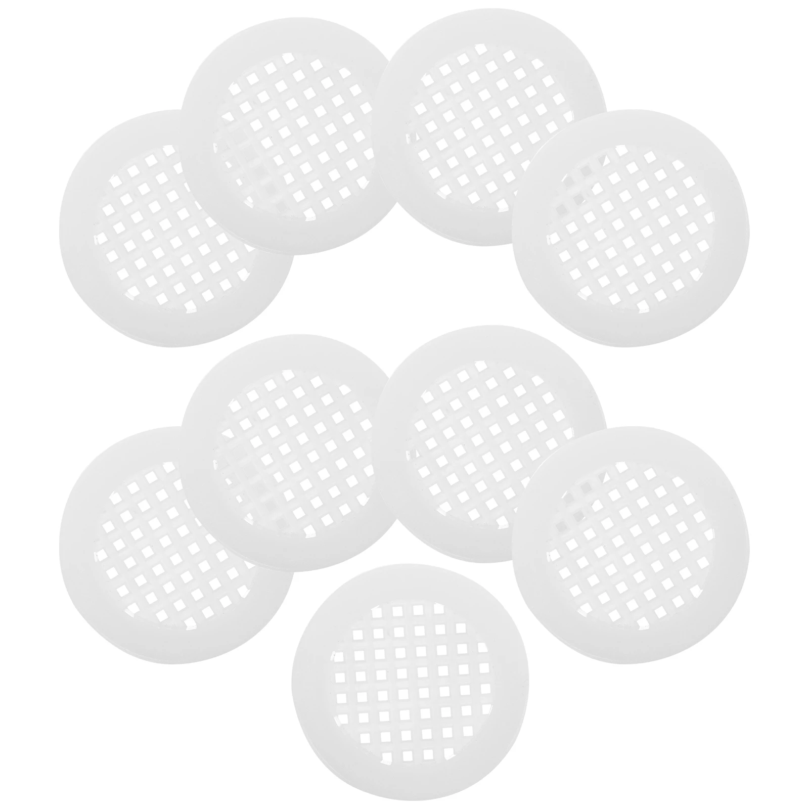 20 قطعة غطاء فتحة التهوية المستديرة لباب الخزانة نظام تهوية سوفيت تحت غطاء ديكور تدفق الهواء للخزانة سهل التركيب بدون أدوات