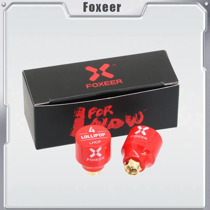 

2PCS Foxeer Lollipop 4 5.8G V4 Stubby FPV Antenna 2.6DBi LHCP RHCP SMA RP-SMA Micro Mushroom Receiver Antenna For FPV RC Drone