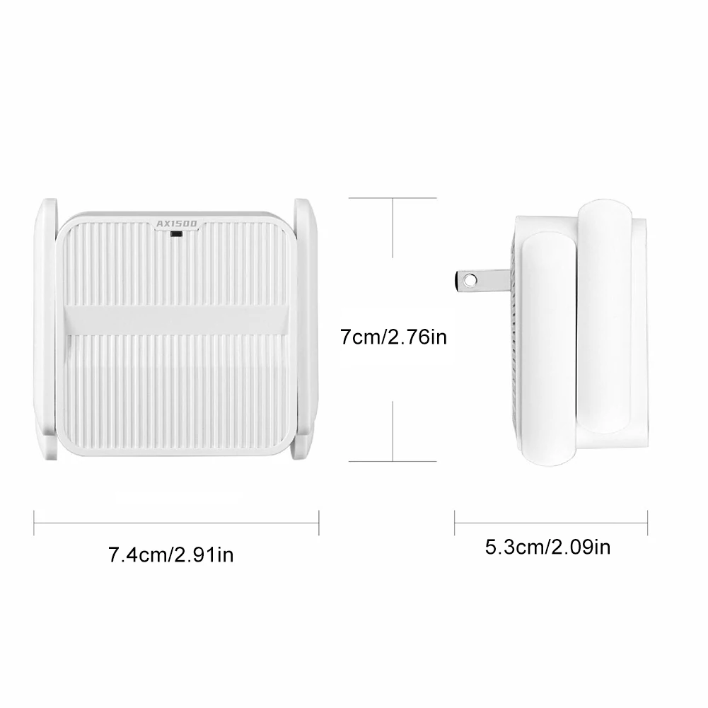 واي فاي 6 مكرر موسع 1500Mbps واي فاي مكبر صوت أحادي ثنائي النطاق 2.4G/5 جيجا هرتز اللاسلكية موسع واي فاي شبكة طويلة المدى سهلة مجموعة