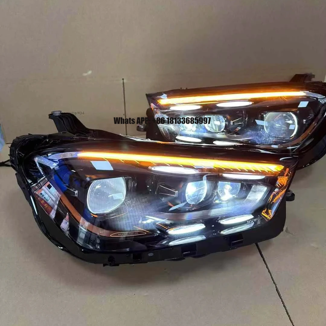 Original for Mercedes-Benz GLS X167 High Quality LED Headlight Lamp Upgrade to High Version Body Kits GLE Taillight