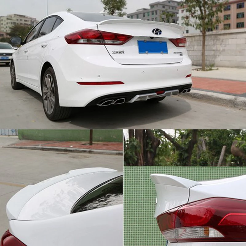 

for Elantra auto parts spoiler ABS material primer color spoiler