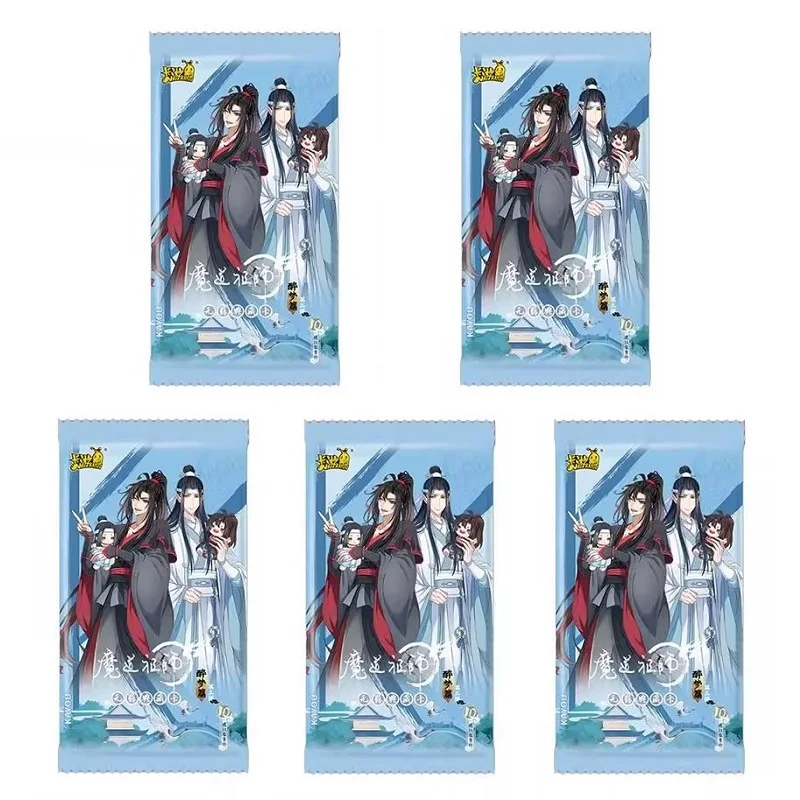 New Comic Grandmaster Of Demonic Cultivation Wu Ji Collection Card Wei Wuxian, Lan Wangji SSP SSR Character Peripheral Cards