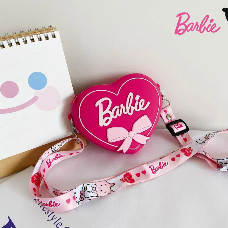 

Barbie Bag Girls Y2k ilicone Zero Wallet Fashion Women Lipstick Bag Charm Bluetooth Earphone Bags Ornaments Toys Birthday Gifts