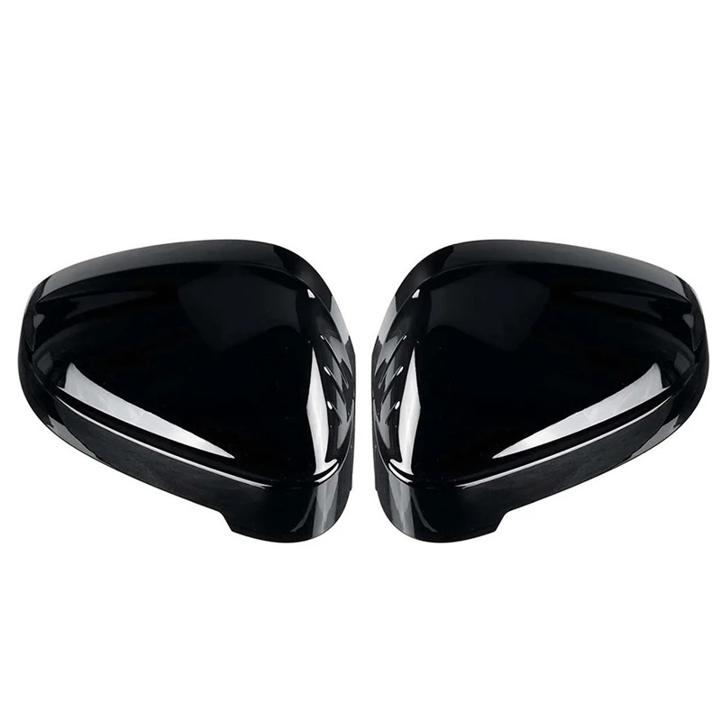 

Gloss Black 1Pair For A4 B9 S4 A5 S5 RS5 2017-2020 Rearview Mirror Shells Cover Protection Cap Car Styling Shell