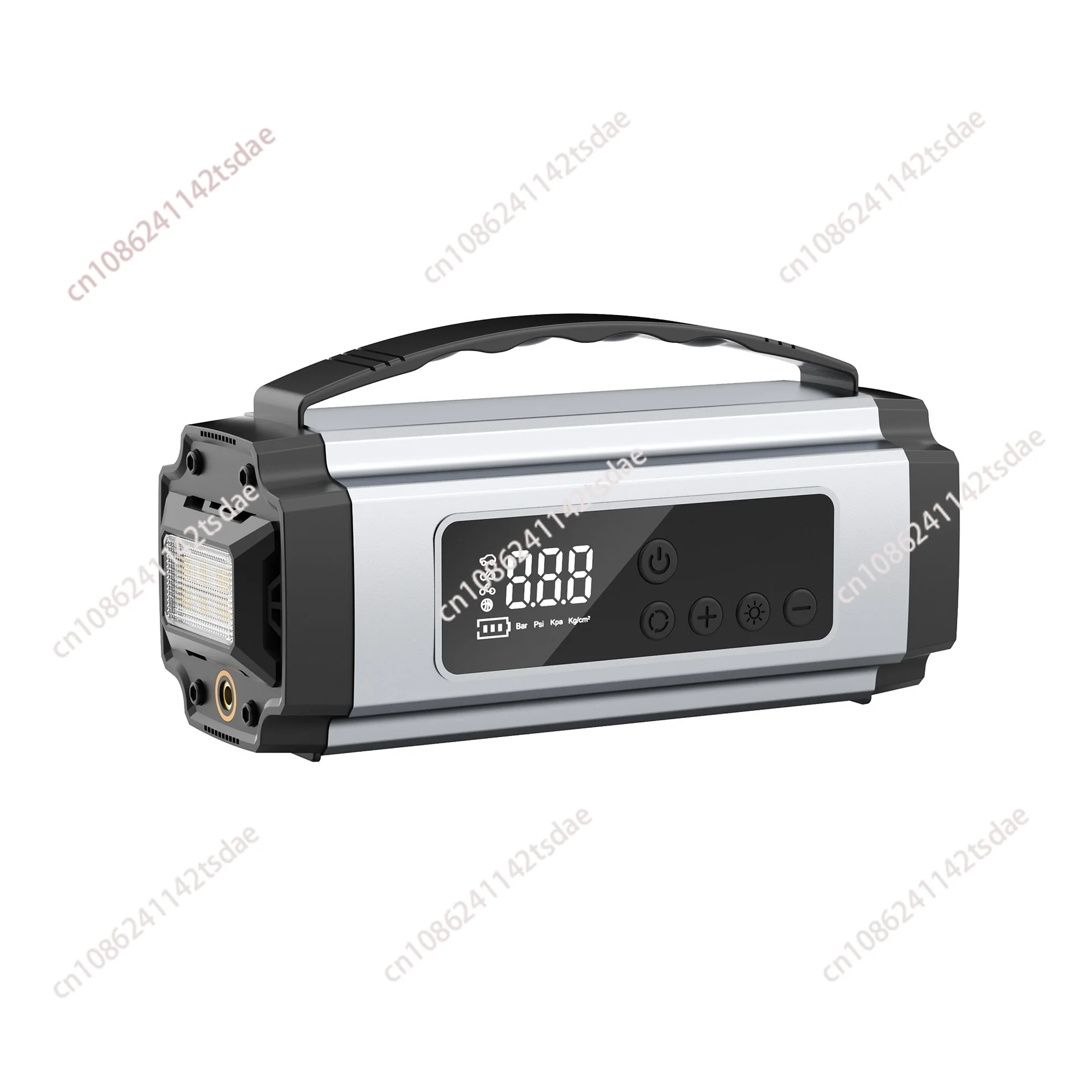 Car tire electric pump and electric treasure integrated machine emergency start power supply