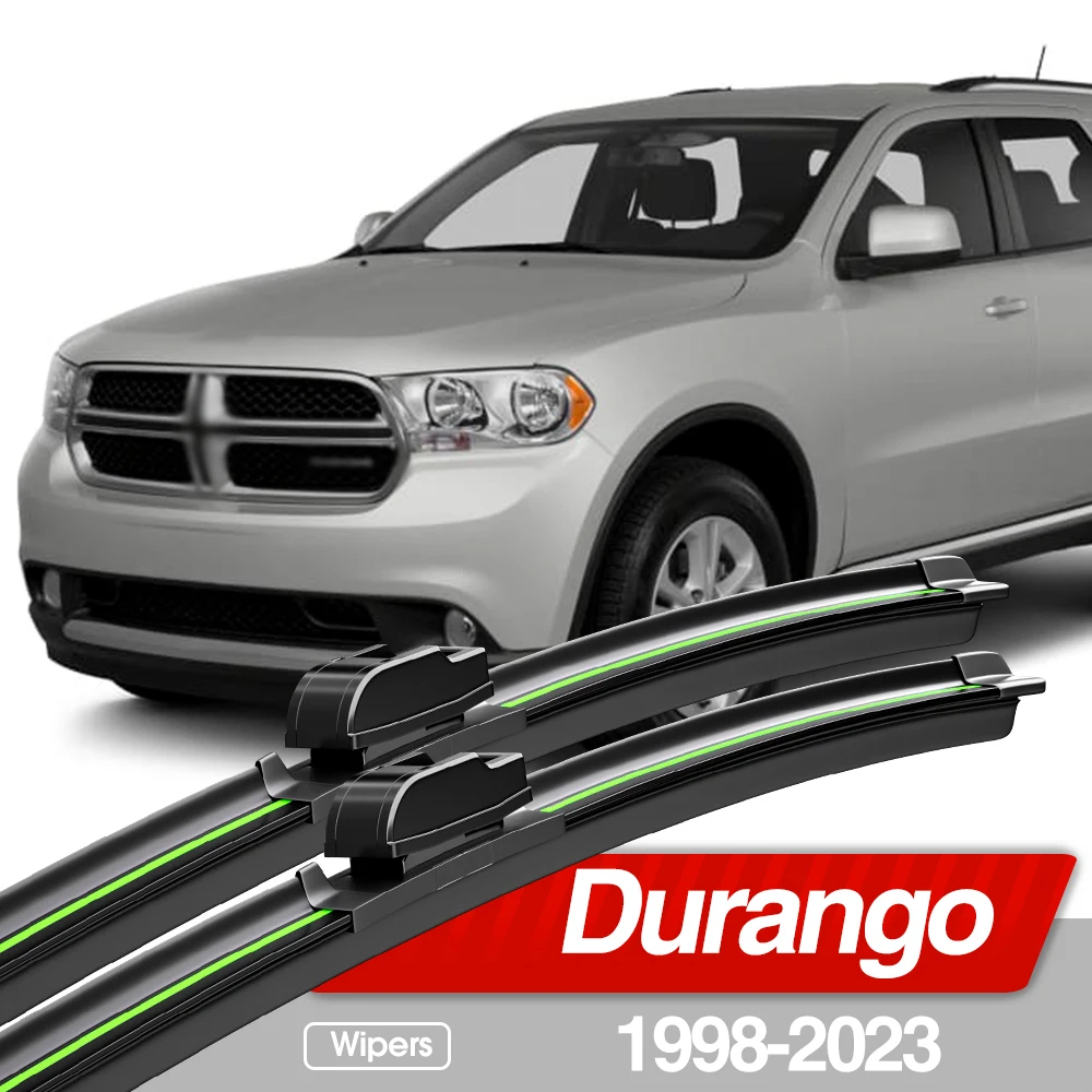 For Dodge Durango 1998-2023 Front Windshield Wiper Blades 2pcs Windscreen Window Accessories 2000 2008 2011 2012 2013 2019 2020