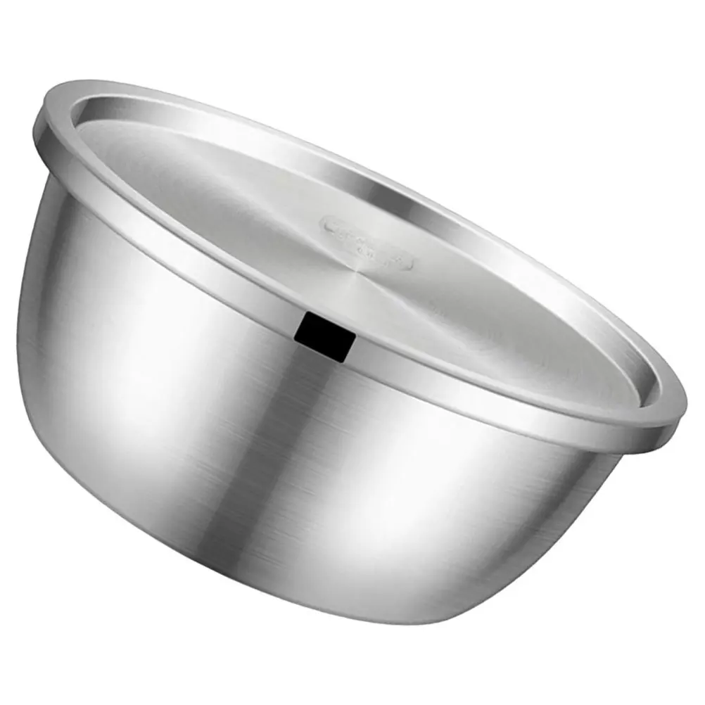 

1Set 304 Stainless Steel Mixing Bowl Large Capacity Kitchen Storage Container Food Salad Mixing Cooking Bowl Soup Pot
