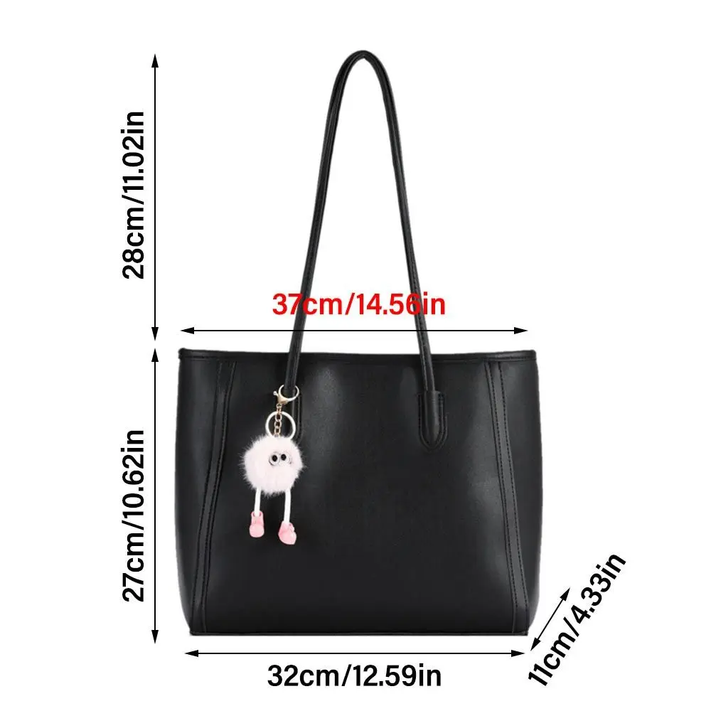 Women Girls Classy Shopper Bag Luxury Quality PU Leather Women Tote Bag Large Capacity Handbag Shoulder Bag