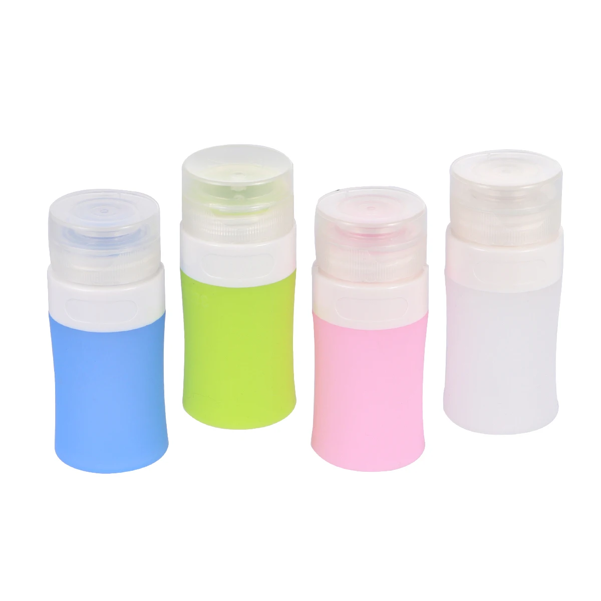

4Pcs 38ml Bottles Mini Empty Containers for Lotion Shampoo Makeup Travel Bottles For Never Leak Durable