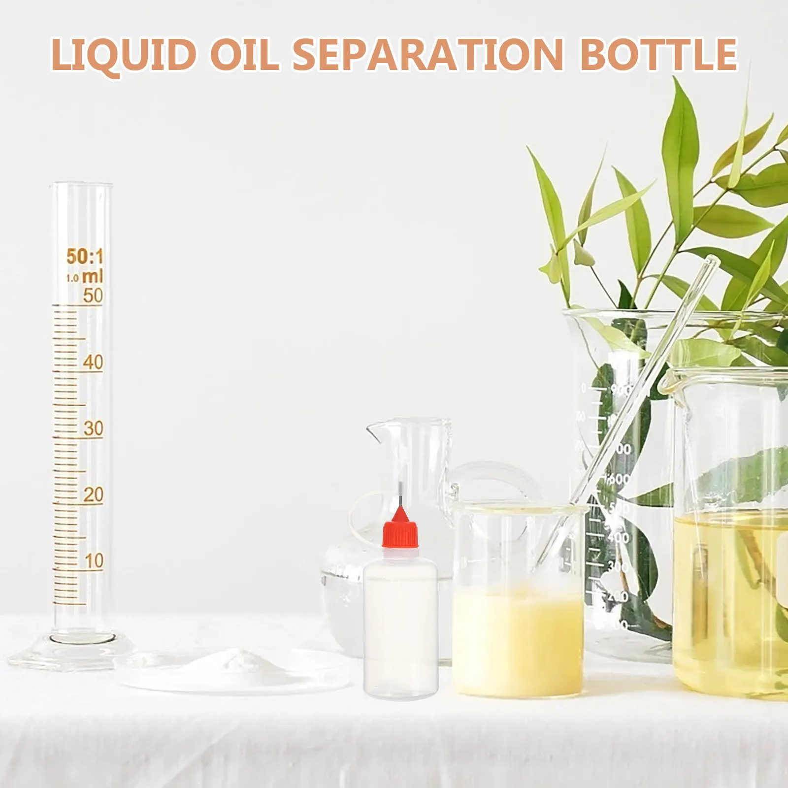 10Pcs Glue Dispenser Bottles Empty Squeeze Bottles 50Ml Precise Needle Tip for DIY Liquid Oil Paint Glue Storage