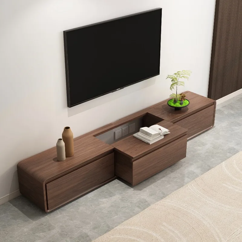 wood mobile tv stands living room display modern luxury designer storage universal tv table organizer muebles trendy furniture