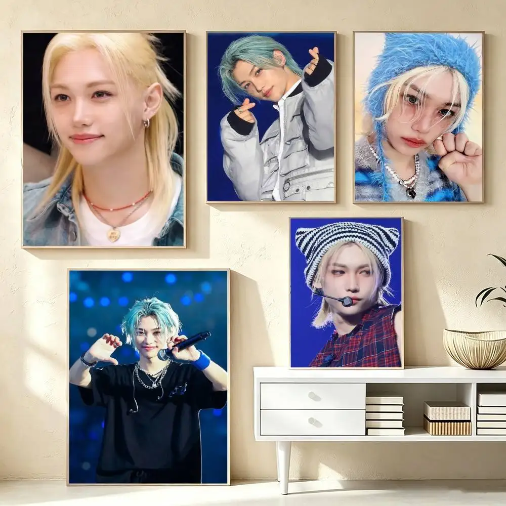 Felix  Poster High Quality Dorm Living Room Aesthetic Wall Decoration Painting Stickers Gift
