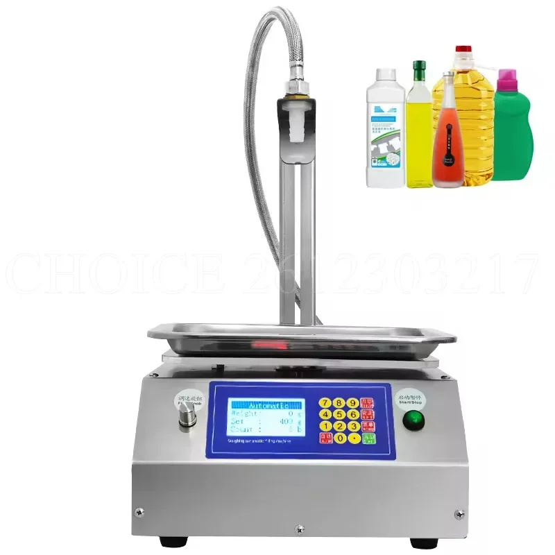 Fully Automatic Olive Oil Dispensing Filling Machine Commercial Flow Weighing Type Edible Oil Glue Viscous Liquid Filling Maker