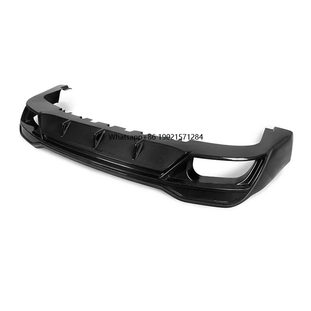 Carbon Fiber Auto Car Parts Bodykit Rear Bumper Lip Diffuser Spoiler for Ghibli 2014 - 2017