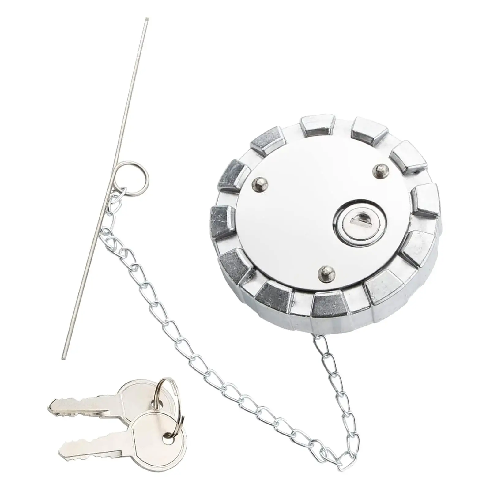 

Крышка заливной горловины топливного бака с замком Газовая крышка K071-385-1234 Металлический сменный аксессуар с 2 ключами для грузовика