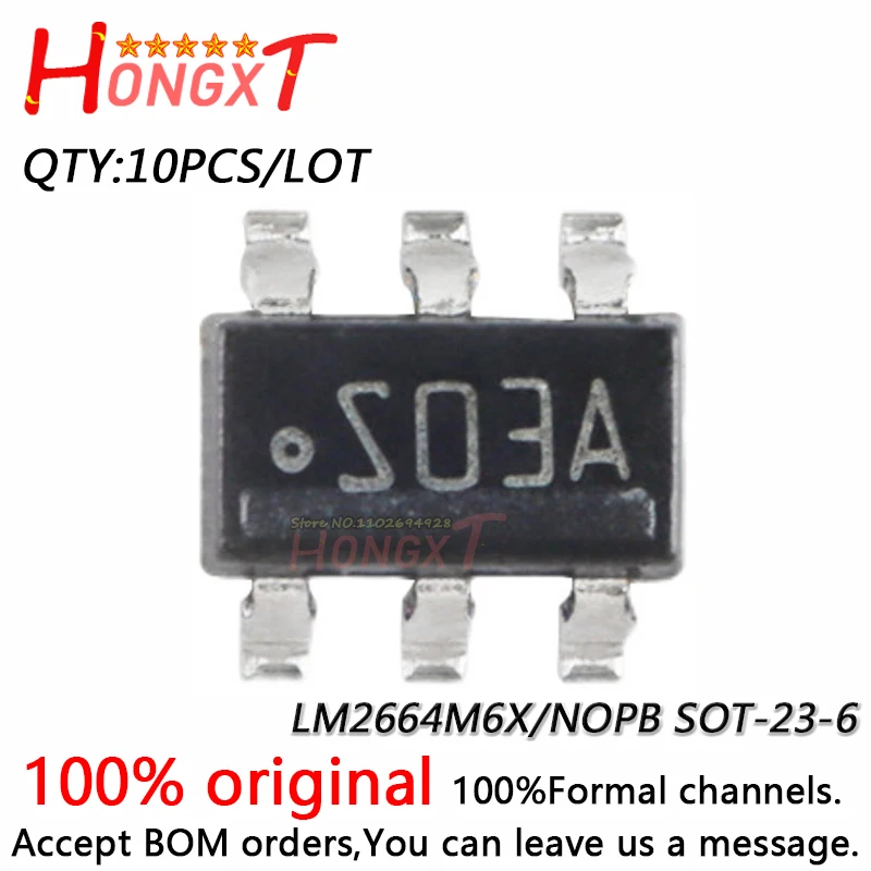 

10 шт., новинка 100%, LM2664M6X/NOPB SOT-23-6.Chipset