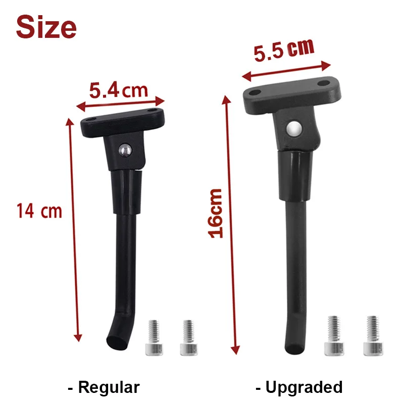 162mm140mm Supporto per piede di aggiornamento per Xiaomi M365 1s Pro 2 Pro Scooter elettrico Modifica Supporto di parcheggio Cavalletto Scooter