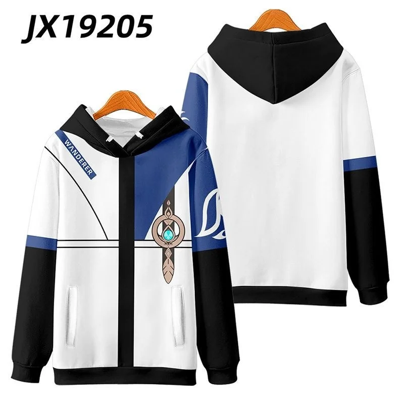 Anime original Yuanshen casual soldier cos daily wear sweater jacket vagrants with people around the spring and autumn clothes