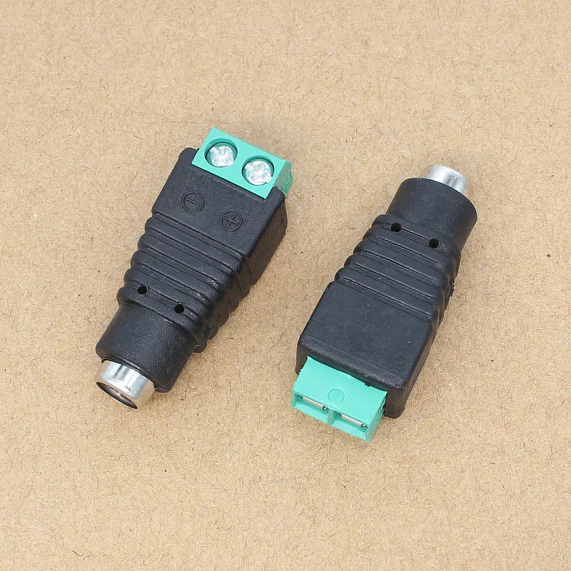 Adaptador de corriente de 12V y 24V, placa de conversión de interfaz de boca hembra, Terminal de 2 cables, Turn5.5 x 2,1