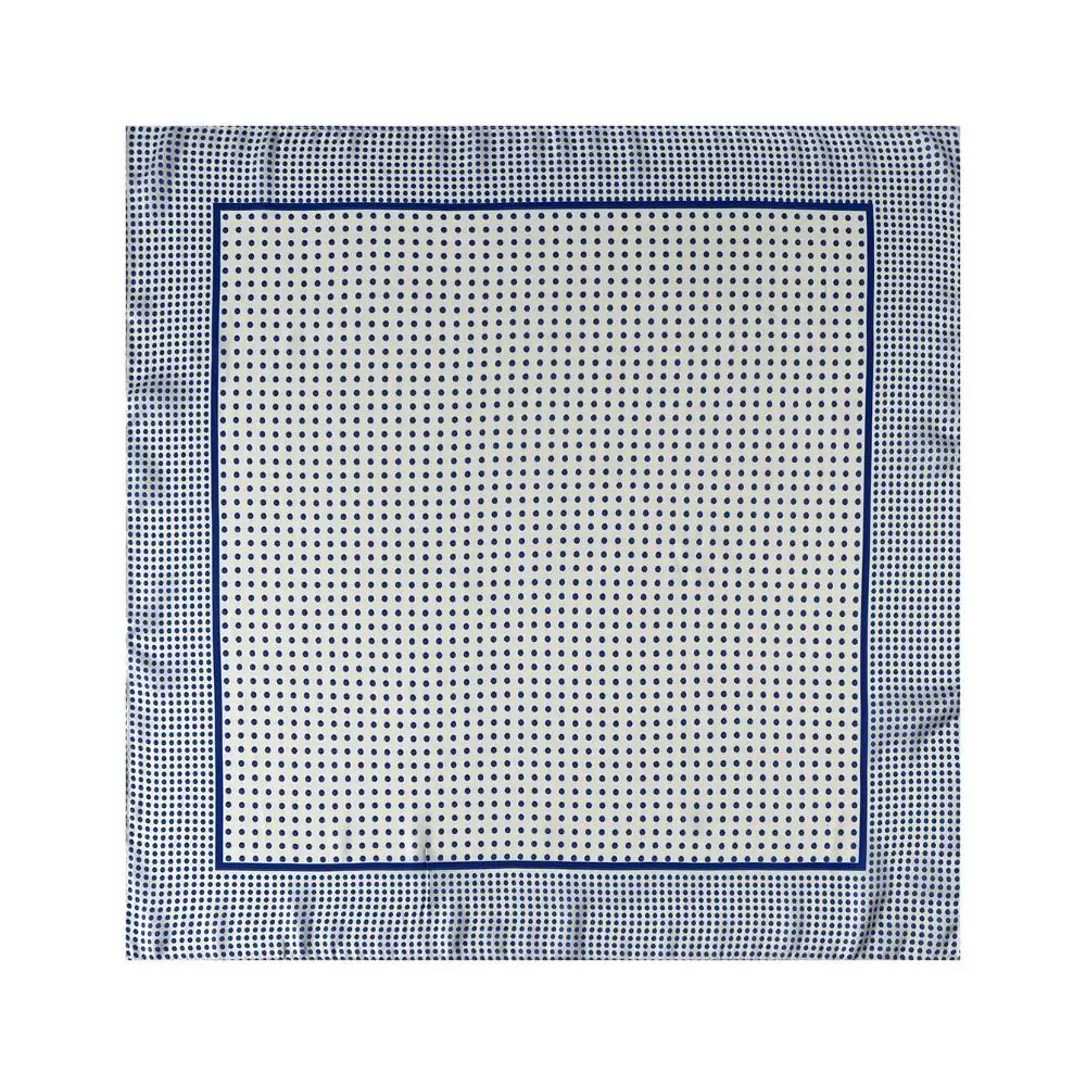 Simple Printed Dot Print Scarf Y2K Geometric Shape Polka Dot Silk Scarf Korean Headband Satin Hijab Vacation