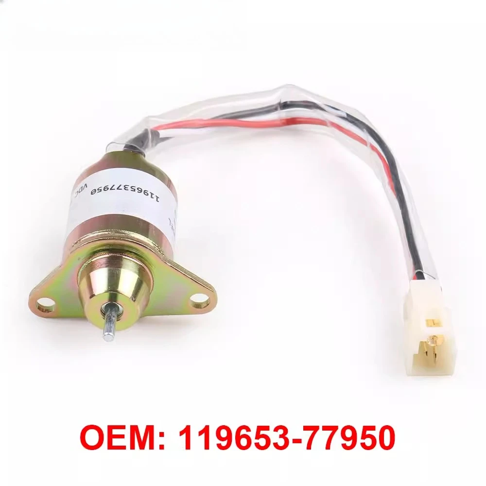

For Yangma 4TNV94L-SFN 119653-77950 Flameout Fuel Cut-off Solenoid Valve