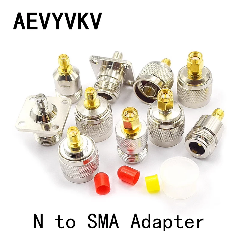 L16 N Male Female To Sma Male Female Straight Connector SMA To N Male Female Test Converter Brass Test Converter Nickel Plated