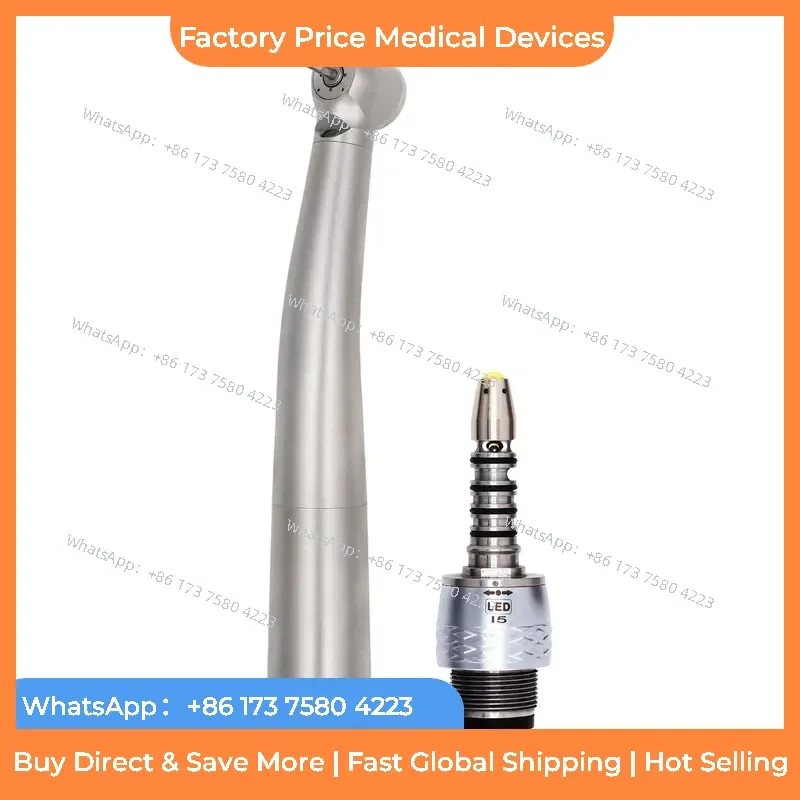 2026 Electric Quick Handpiece High Speed Power Push Button Stainless Metal Compatible Si*ona Coupling 1 fastshipping