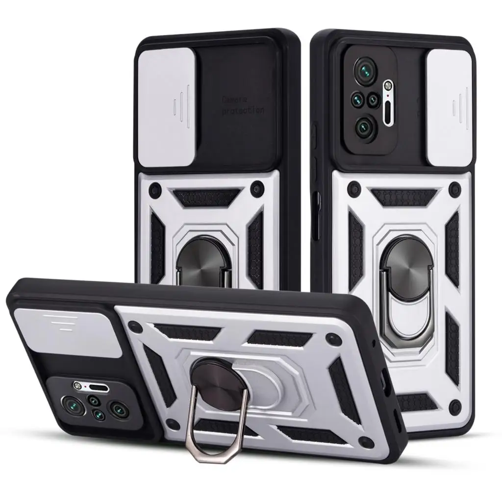 Venda Capa Nillkin para Xiaomi Redmi Note 10 5G / POCO M3 Pro 5G com tampa de le