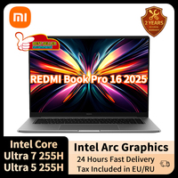 Xiaomi Laptop Redmi Book Pro 16 2025 Ultra 7 255H/Ultra 5 225H Intel Arc Graphics 32GB LPDDR5X 1T SSD 16-inch 165 Hz 3.1K Screen