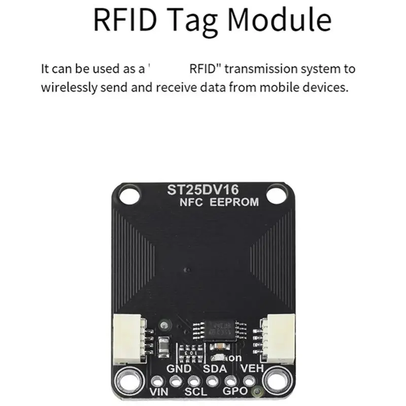 B24B Wireless Configuration 16Kbit EEPROM ST25DV16K RFID Dynamic Tag Frequency Module For I2C Interface For Iot Devices