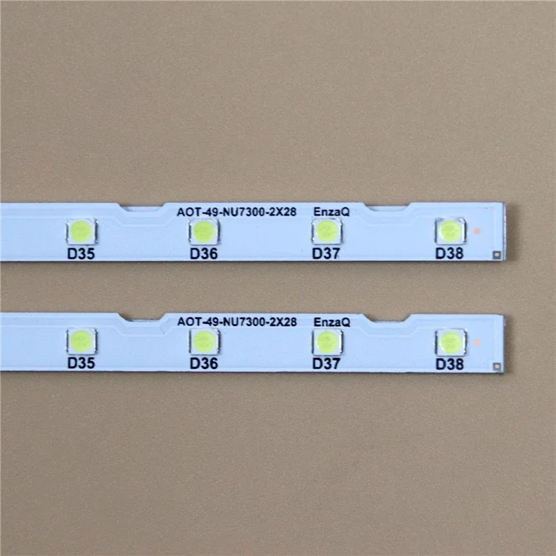 LED Array Light Bar For Samsung HG49AJ670 HG49AJ690 HG49EJ670 HG49EJ690 LED Backlight Strips Matrix LED Lamps Lens Bands AOT_49