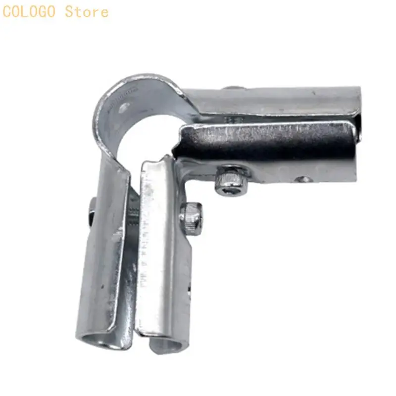 Heavy Duty 20mm Round Pipe Connector Clamp Carbon Steel Structural Pipe Fitting For Furniture And Displays Enduring D0LD