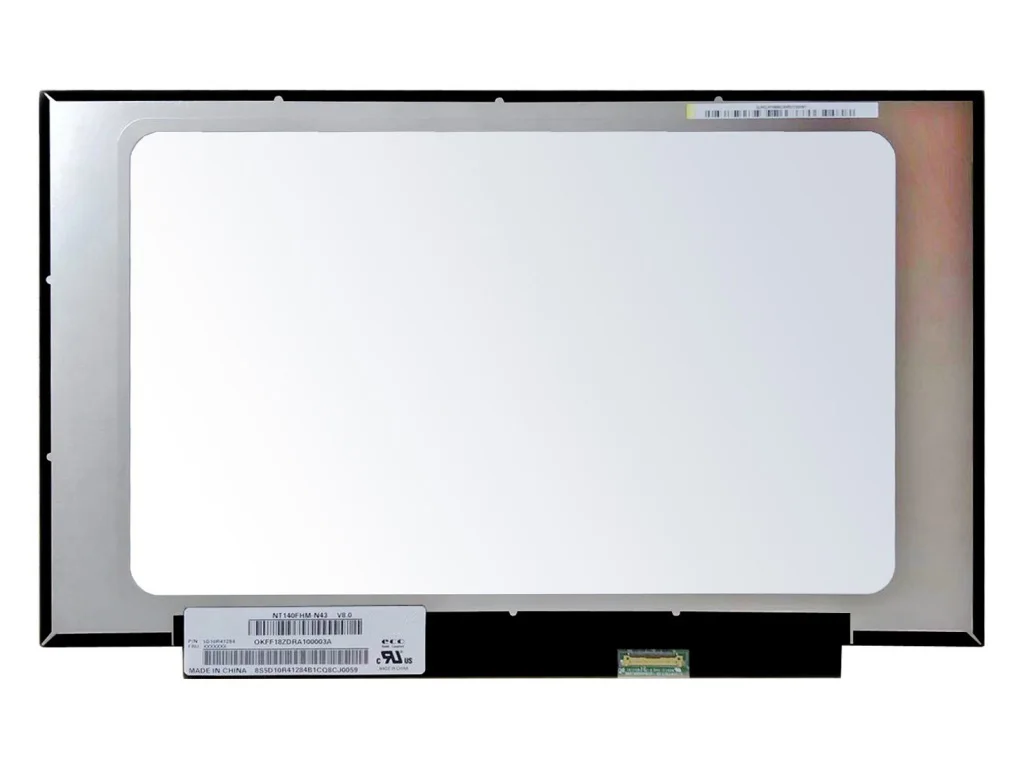 14'' Laptop LCD Screen NT140FHM-N43 B140HTN02.0 N140HGA-EA1 Display Matrix Panel Replacement EDP 30 Pins Non-Touch