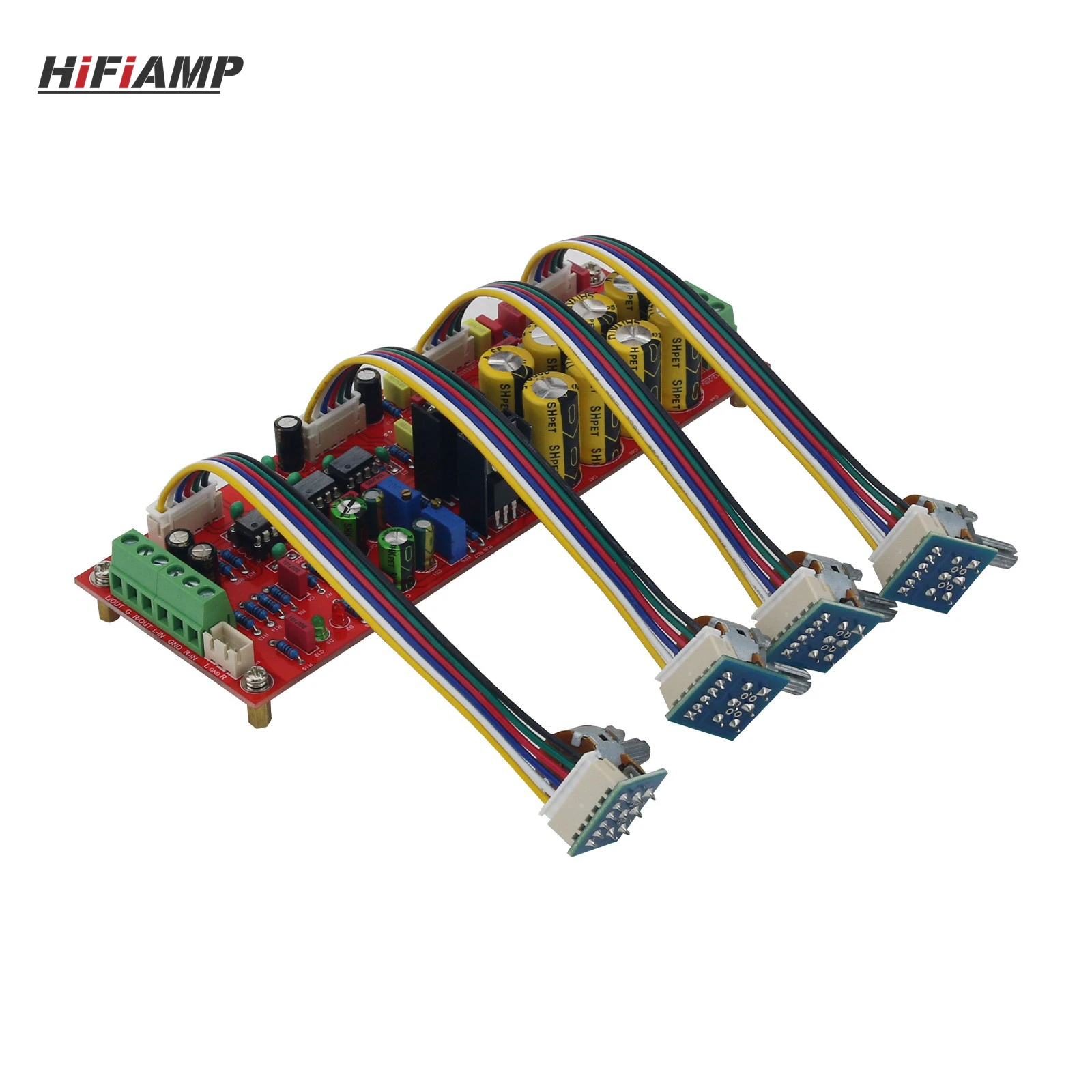 

C4 Preamplifier Board Low Distortion HiFi Level Audio Tuning Board Replacement for Mclntosh (Potentiometer with Lead Wire)