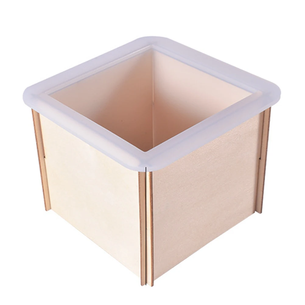 

1 Set Square Mold Wooden Frame Epoxy Silicone Craft Mold Flower Preservation Insect Specimens Diy Home Decor Soap Making