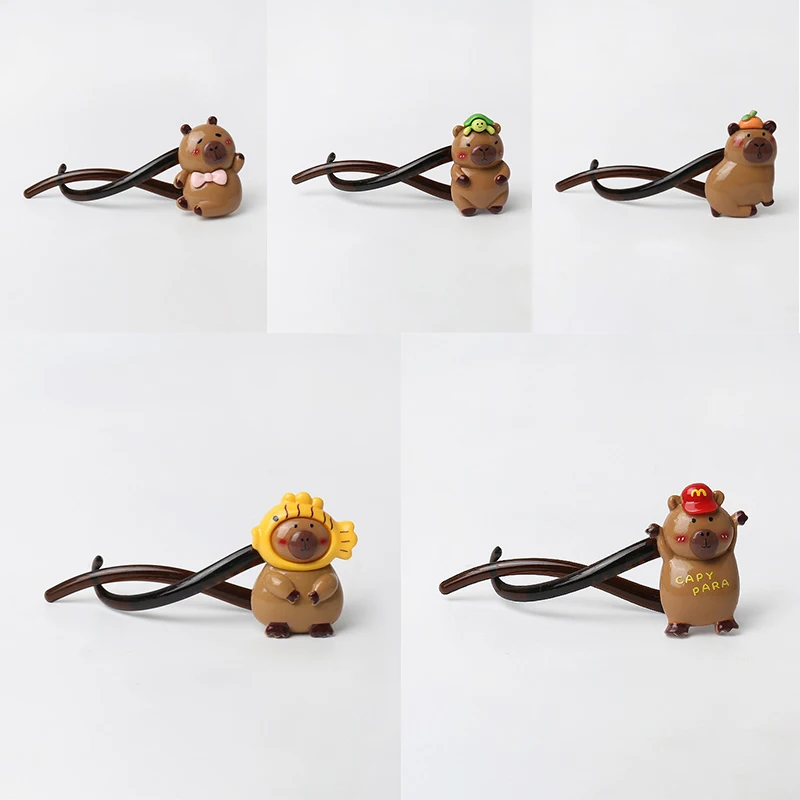 Cartoon Cute Creative Capybara Hairpin For Women Girls Sweet Versatile Animal Hair Clip Funny Kawaii Hair Accessories Gifts