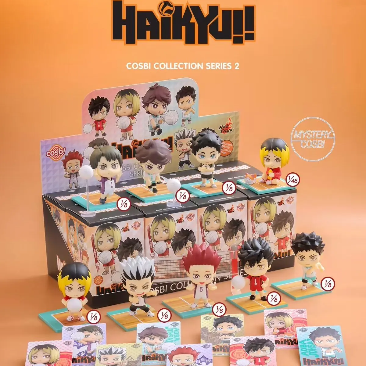 New Hottoys Cosbi Series Haikyuu The Second Bullet Kozume Kenma Oikawa Tooru Kuroo Tetsurou Figure Blind Box Anime Peripheral