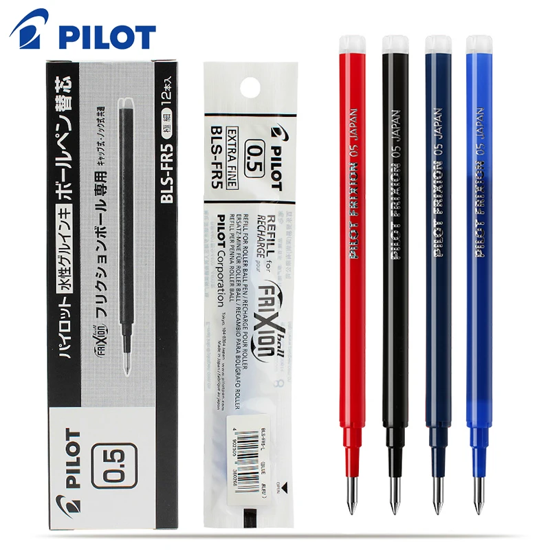 PILOT Erasable Pen Refill BLS-FR5 Suitable for Gel Pens LFB-20EF/LFBK-23EF 0.5mm Hot Erasable Refill Stationary School Supplies