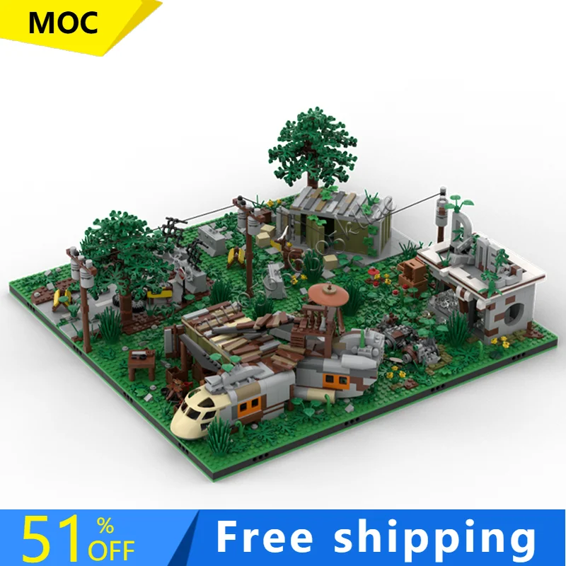 2715 PCS MOC Apocalypse Series World Diorama Model Building Block DIY Architecture Modular Display Toy Assembly Christmas Gifts