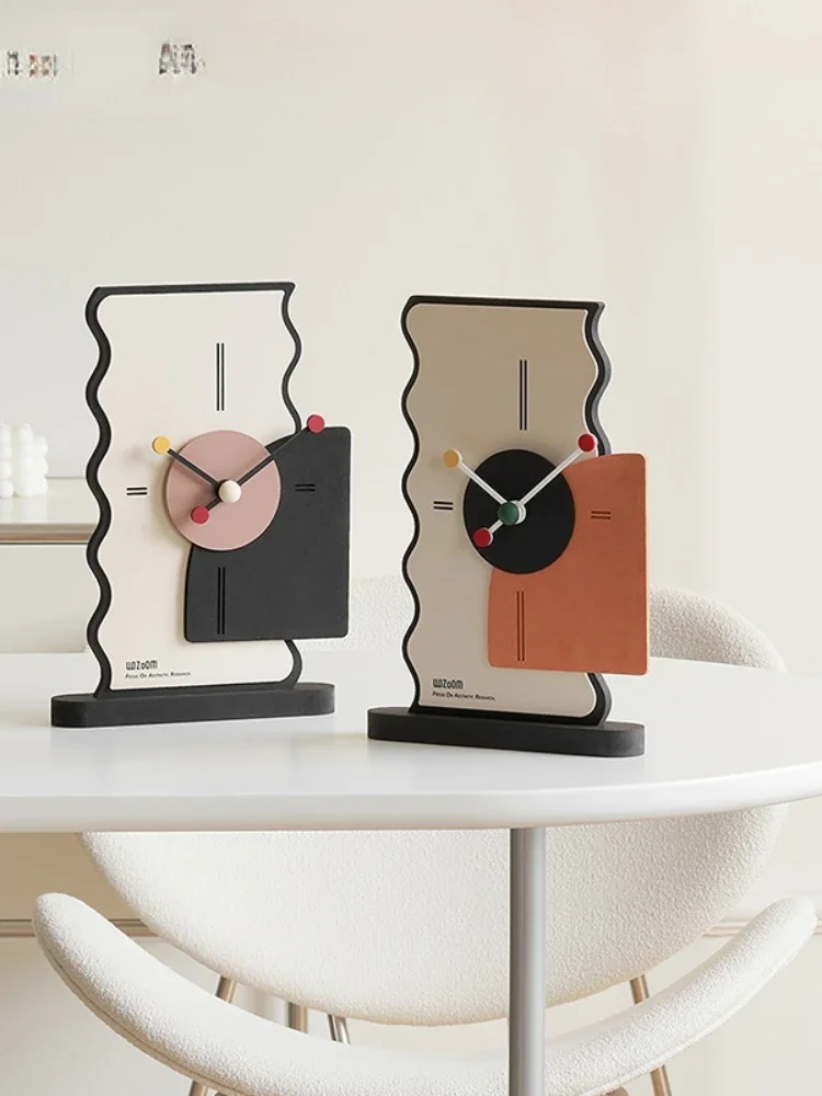 

Desktop Clock Decoration Home Ornament Study Bedroom and Room Decoration Clock